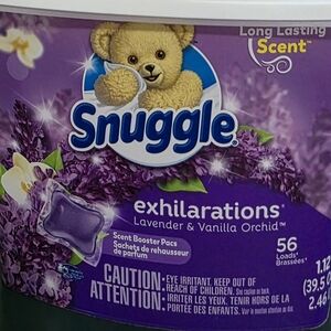 Snuggle Exhilarations Lavender Vanilla Orchid Scent Booster Pacs 56 In Box